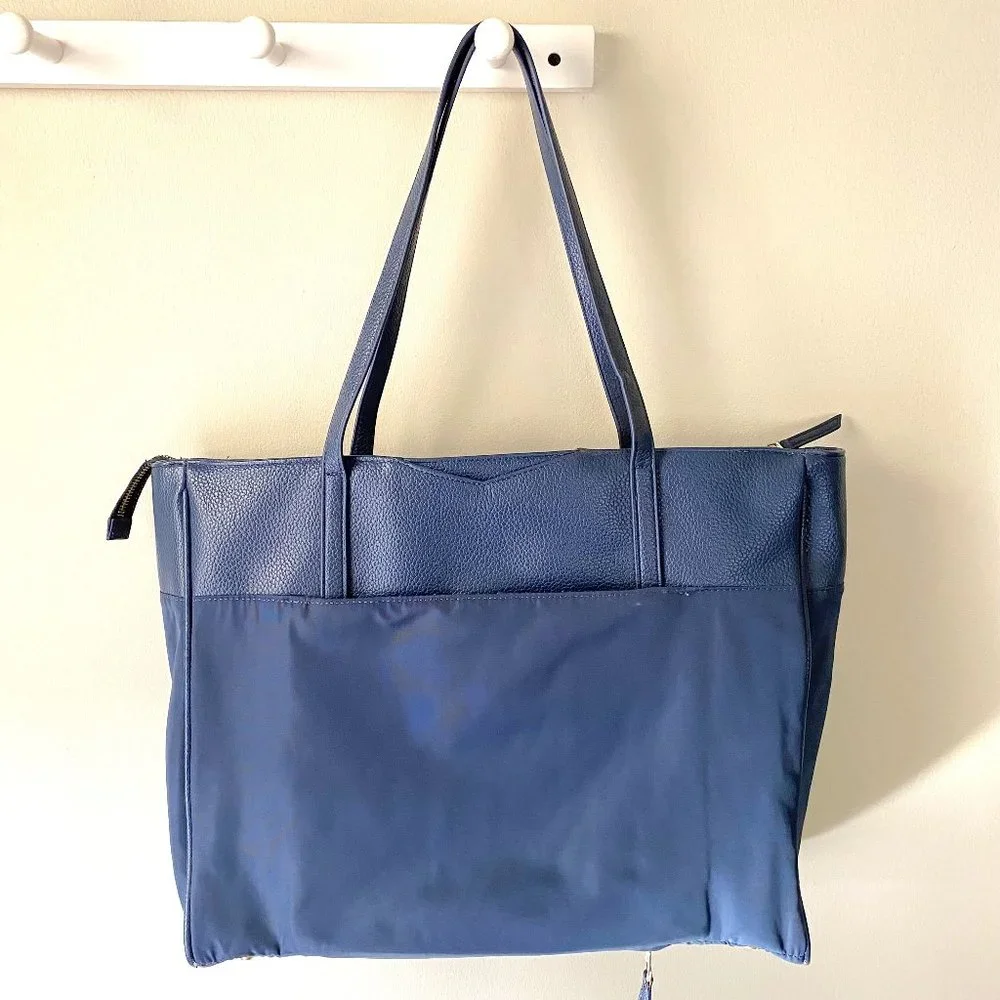 Freshly Picked Navy Blue Tote Diaper Bag